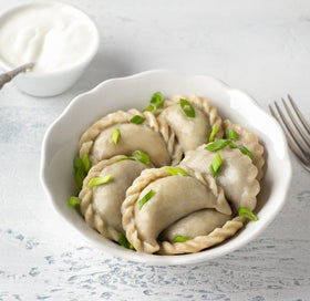 VEGETARIAN COOKED SAVORY VARENIKI / PIEROGI