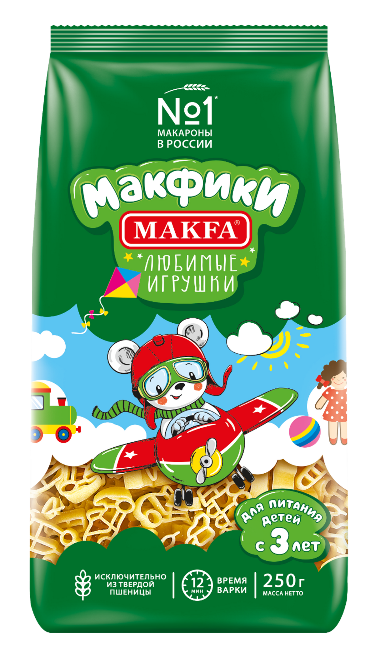 Дитячі макаронні іграшки McFickie (250 г)