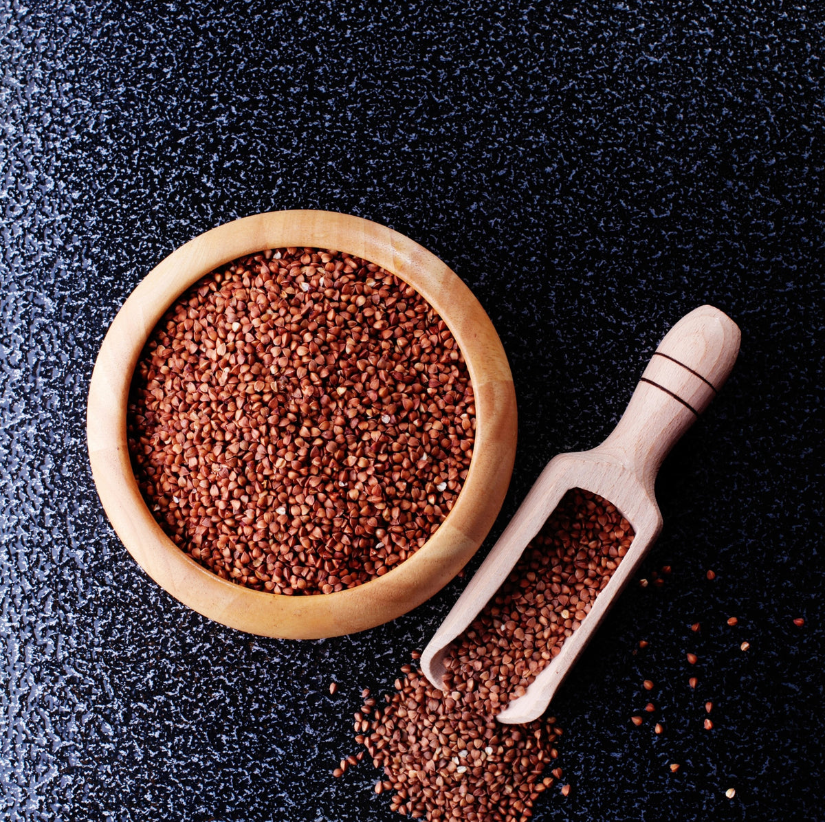 Roasted Buckwheat Organic Whole Grain, Gluten Free - in bulk (1kg)