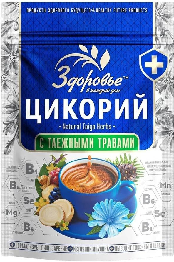 Chicory “With Taiga Herbs”, Soluble Powdered. TM “Zdorovye”