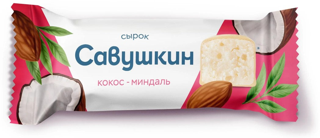 Glazed Curd Cheese with Coconut-Almond (20%)