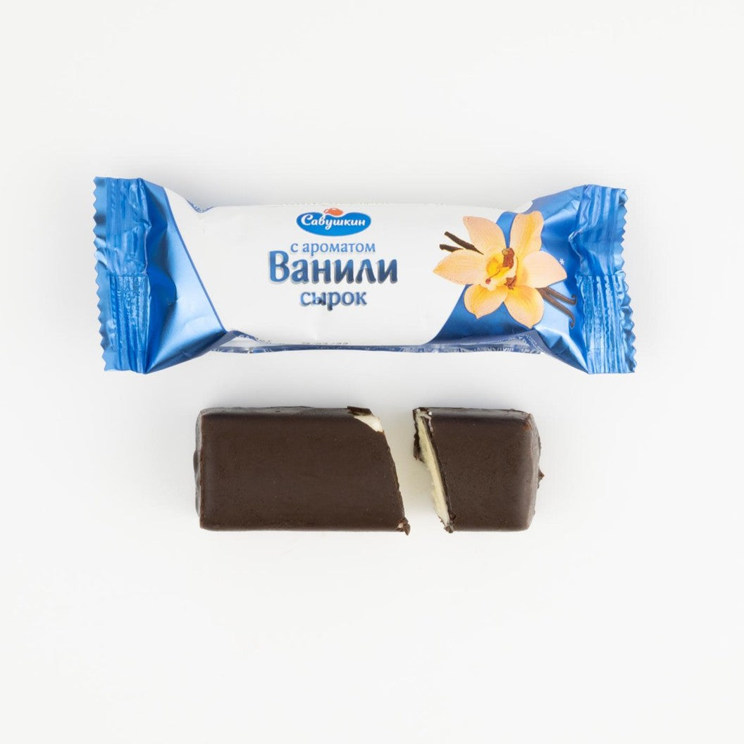 Glazed Curd Cheese with Vanilla