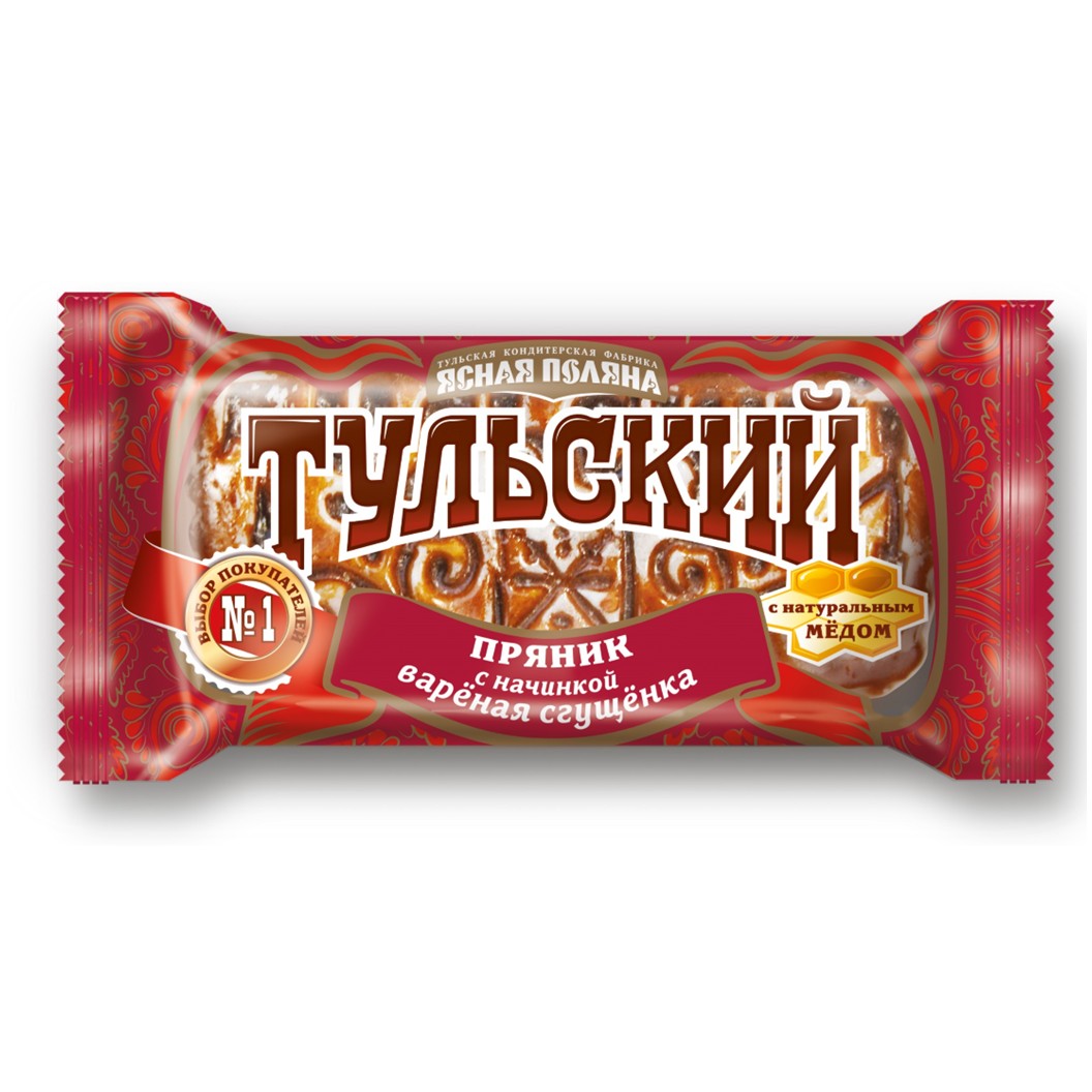 Tula Gingerbread Stuffed with Boiled Condensed Milk. With Natural Honey