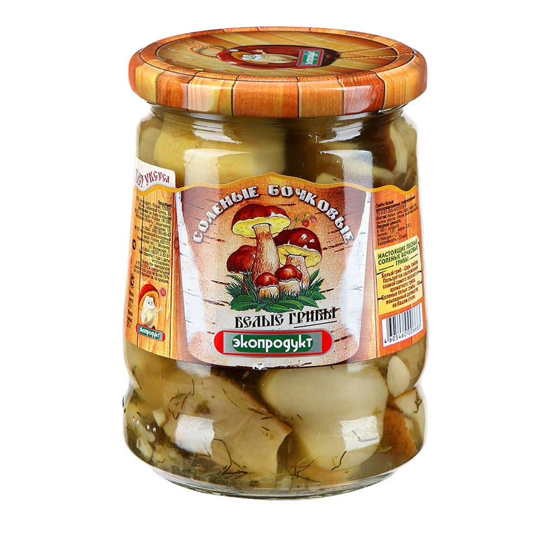 Porcini Mushrooms Salted in Barrels (580g)