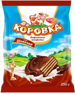 Wafer Candies with Chocolate Flavour "Korovka"